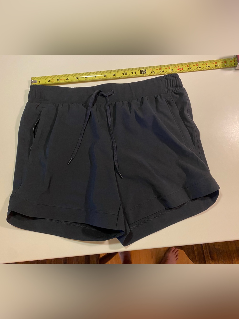CALIA Everyday Drawstring Women’s Shorts — Black.  Size small. Runs large.